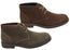 Hush Puppies Terminal Mens Extra Wide Width Leather Suede Boots