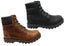 Caterpillar Mens Comfortable Leather Deplete Waterproof Boots