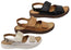 Orizonte Alvie Womens Comfortable European Leather Adjustable Sandals