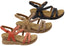 Comfortiva Silvia Womens Comfort Footbed Wide Fit Leather Sandals