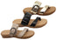 Orizonte Martha Womens Comfortable European Leather Thongs Sandals