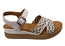 Orizonte Malinar Womens Comfortable European Leather Wedge Sandals