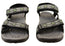 Slatters Breakwater Mens Comfortable Adjustable Sandals