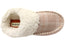 Dearfoams Womens Comfortable Nyla Felted & Plaid Moc Toe Clog Slippers