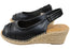 Human Pippa Womens Comfortable Wedge Sandals