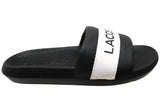 Lacoste Womens Comfortable Croco Slide 0721 Slides Sandals