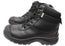 KingGee Black Mens Tradie Zip Lace Composite Safety Work Boots