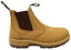 Hard Yakka Mens Leather Outback Pull On Steel Toe PR Safety Boots