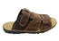 Woodlands Lance Mens Comfortable Leather Slides Sandals