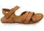 Orizonte Sangria Womens Comfortable European Leather Sandals