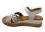 Orizonte Malinar Womens Comfortable European Leather Wedge Sandals