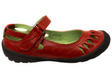 Birthmark Mevo Womens Leather Comfortable Mary Jane Shoes