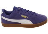 Puma Mens Club II Comfortable Leather Lace Up Sneakers