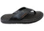 Democrata Mitch Mens Brazilian Leather Comfortable Thongs Sandals