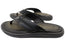 Democrata Jamie Mens Brazilian Leather Comfortable Thongs Sandals