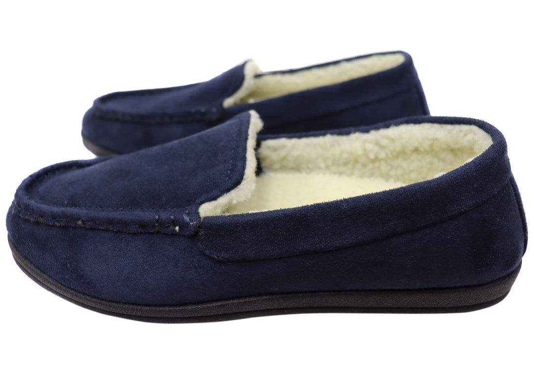 Homyped Mens Pedro Extra Extra Wide Slippers – Brand House Direct