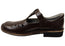 Harrison Indiana II T-Bar Senior and Youths Leather School Shoes