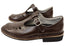 Harrison Indiana II T-Bar Junior Girls Leather School Shoes