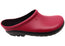 Sloggers Comfortable Womens Premium Clog Sangria Red