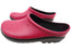 Sloggers Comfortable Womens Premium Clog Sangria Red