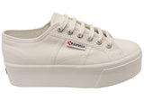 Superga Womens 2790 Platform Comfortable Lace Up Shoes