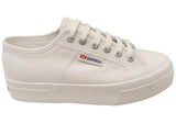 Superga Womens 2740 Platform Comfortable Lace Up Shoes