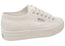 Superga Womens 2740 Platform Comfortable Lace Up Shoes