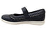 Homyped Sierra Summer Womens Leather Wide Fit Mary Jane Shoes