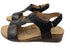 Homyped Logan T Bar Womens Comfortable Wide Fit Sandals