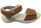 Homyped Womens Niche Walk Tan Comfortable Sandals