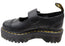 Dr Martens Womens Addina Platform Leather Mary Jane Shoes