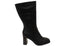 Hush Puppies Patron Womens Leather Heeled Mid Calf Boots