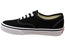 Vans Authentic Unisex Comfortable Lace Up Sneakers Black