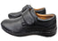 Hush Puppies Bloke Mens Comfortable Leather Triple Wide Fit Shoes