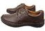 Hush Puppies Borrow Mens Comfortable Leather Triple Wide Fit Shoes