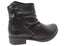 Orizonte Castle Womens European Comfortable Leather Ankle Boots