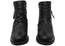 Orizonte Village Womens European Comfortable Leather Ankle Boots