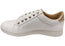 Hush Puppies Mimosa Perf Womens Comfortable Leather Casual Shoes