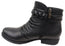 Orizonte Devo Womens European Comfortable Leather Ankle Boots