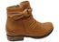 Orizonte Devo Womens European Comfortable Leather Ankle Boots