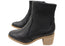 Hush Puppies Superb Womens Leather Comfortable Mid Heel Ankle Boots