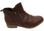 Hush Puppies Chalet Womens Comfortable Chocolate Leather Ankle Boots