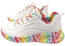 Skechers Womens X JGoldcrown Uno Lite Exuberant Hearts Shoes