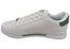 Lacoste Mens Comfortable Leather Twin Serve Sneakers