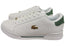 Lacoste Mens Comfortable Leather Twin Serve Sneakers