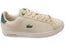 Lacoste Women Leather Lace Up Graduate Pro Heel Pop Sneakers