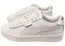 Puma Womens Jada Renew Comfortable White Sneakers