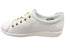 ECCO Womens Comfortable Leather Soft 2.0 Sneakers Shoes