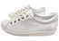 ECCO Womens Comfortable Leather Soft 2.0 Sneakers Shoes