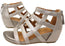 Sofft Rio II Womens Leather Wedge Sandals With Comfort Footbed